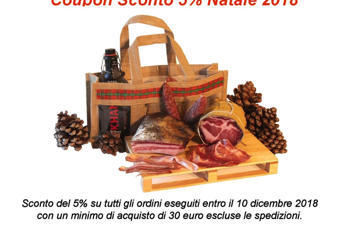 coupon natale 2018