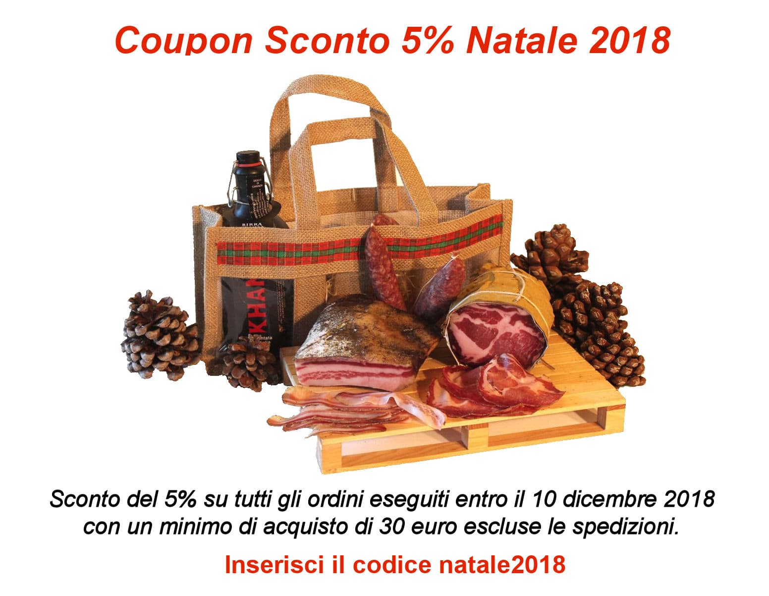 coupon natale 2018